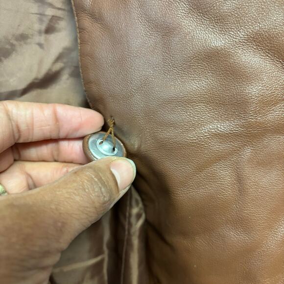 Navarre Leather Company Jacket Blazer Button Down Preppy Academia Boho Country - Picture 5 of 11